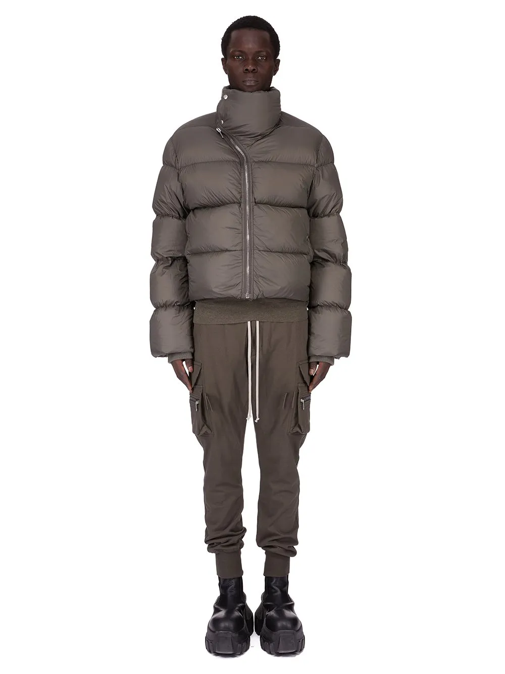 Rick Owens Concordians Mastodon Megacargo In Bosco Heavy Jersey