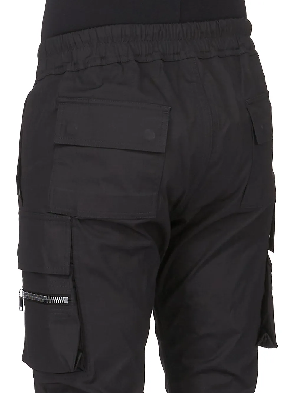 Rick Owens Concordians Mastodon Megacargo In Black Heavy Cotton Poplin
