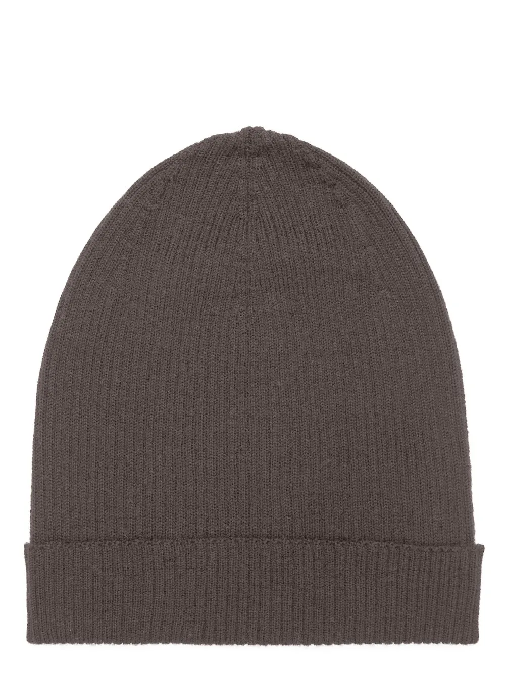 Rick Owens Concordians Ribbed Beanie In Dark Dust Ribbed Knit