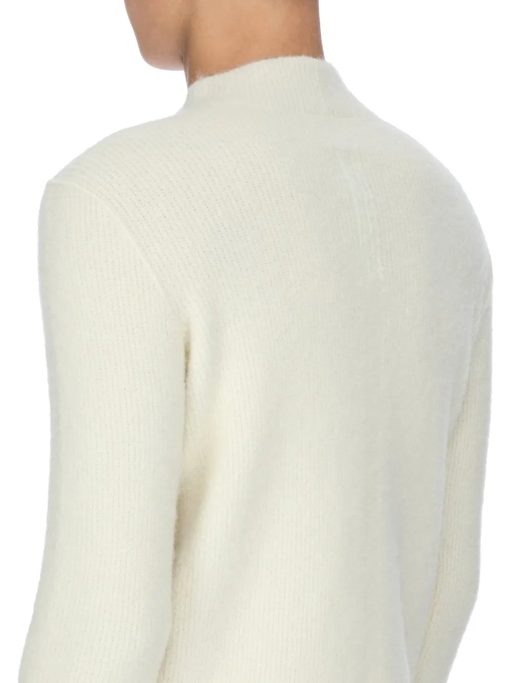 Rick Owens Concordians Headon Pull In Milk Alpaca Knit