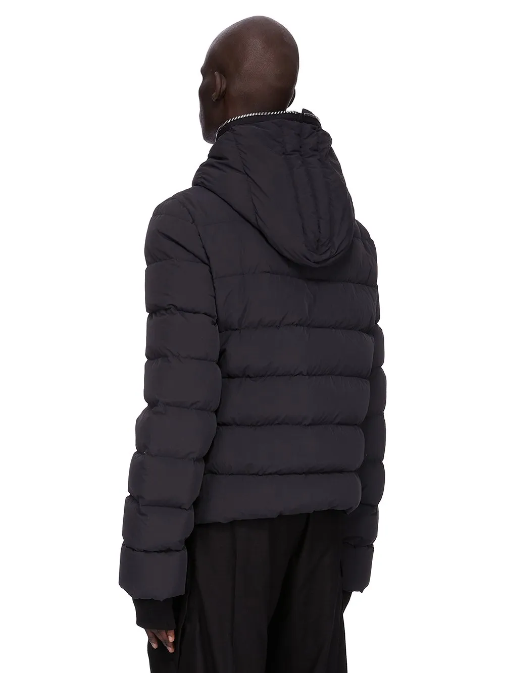 Rick Owens Concordians Gimp Jkt In Black Matte Nylon