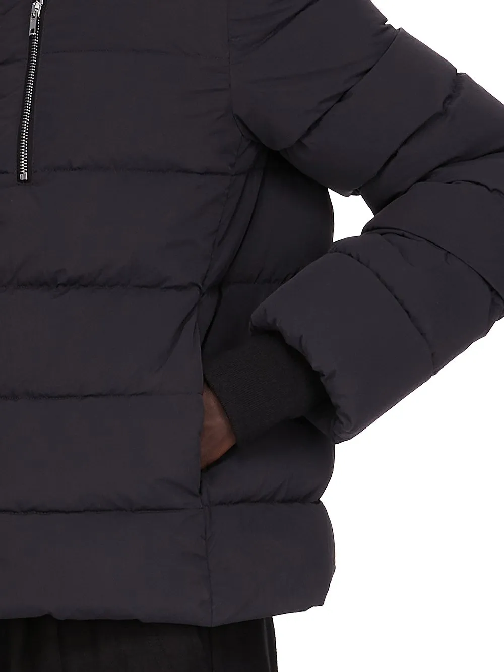 Rick Owens Concordians Gimp Jkt In Black Matte Nylon