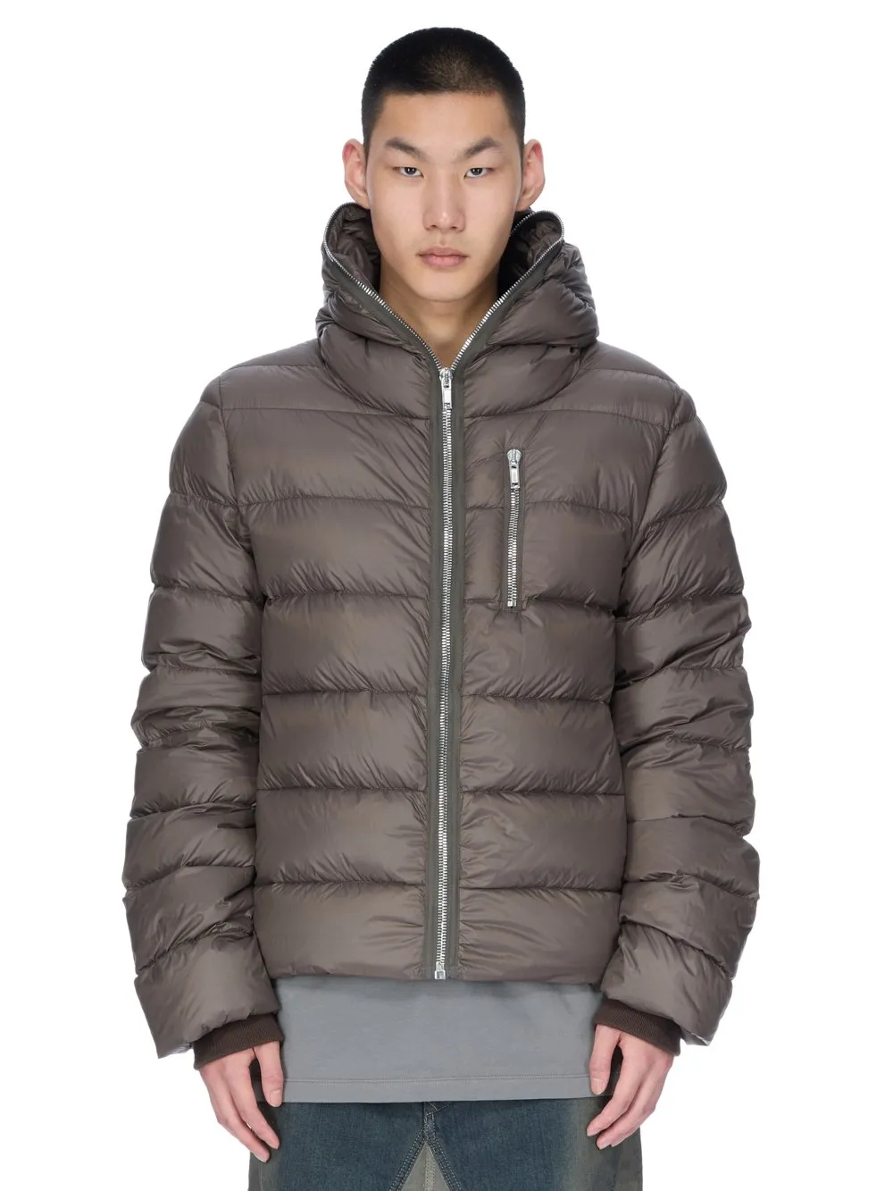 Rick Owens Concordians Gimp Jkt In Darkdust Light Nylon