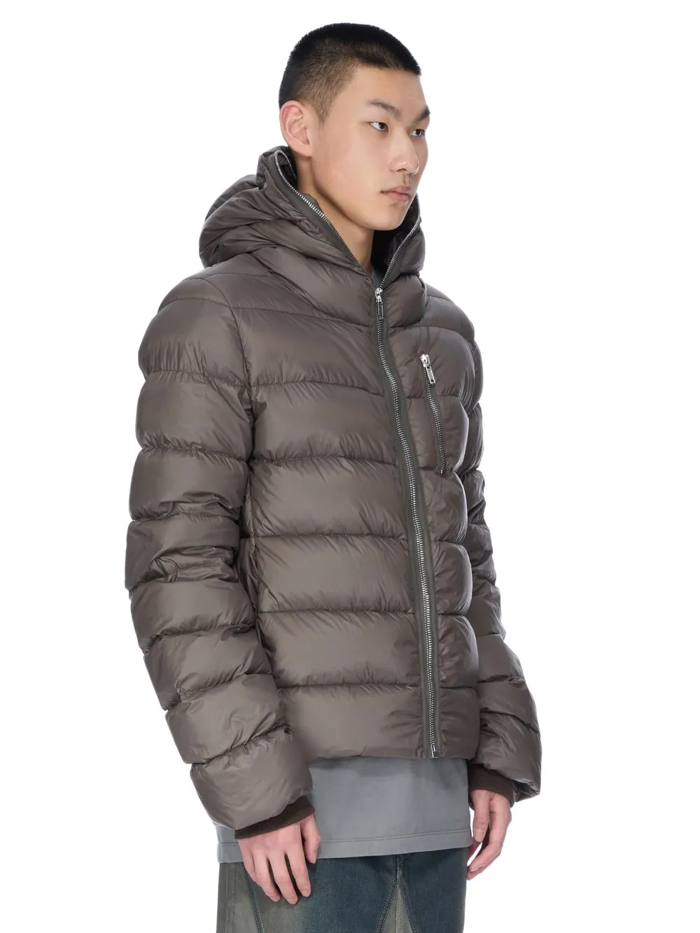 Rick Owens Concordians Gimp Jkt In Darkdust Light Nylon