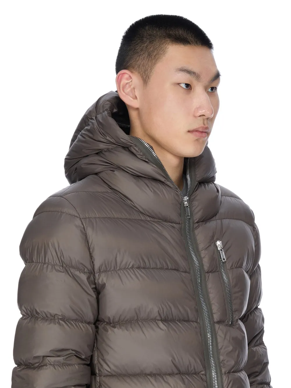 Rick Owens Concordians Gimp Jkt In Darkdust Light Nylon