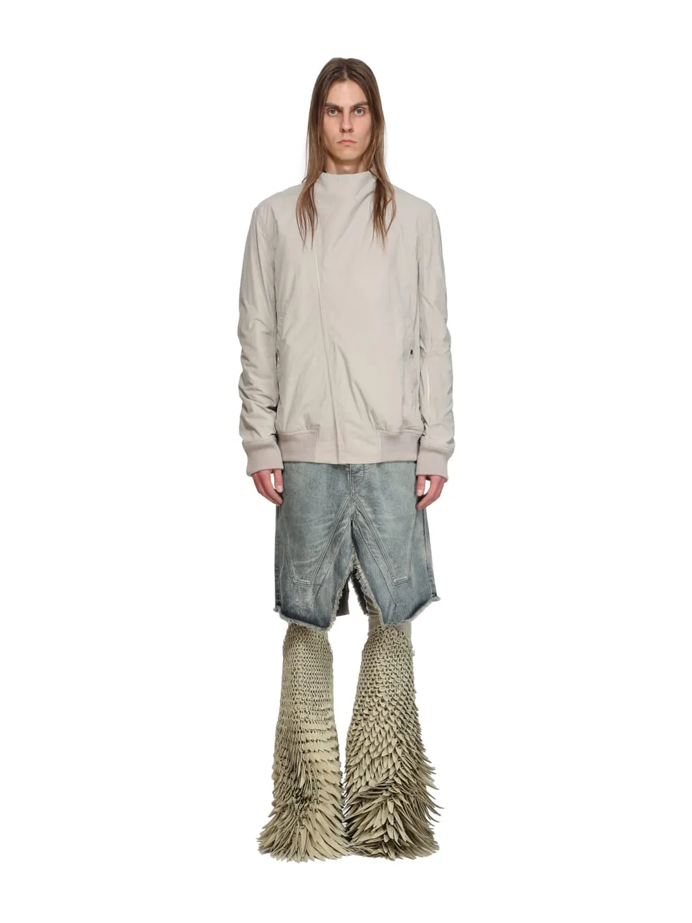 Rick Owens Concordians Hollywood Flight In Pearl Matte Nylon