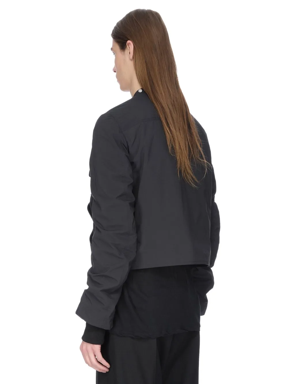 Rick Owens Concordians Cargo Jkt In Black Matte Nylon