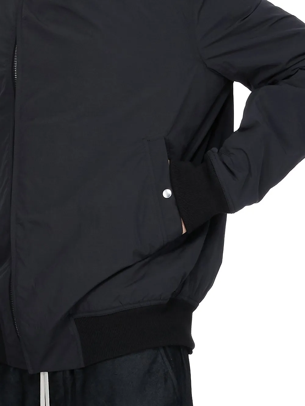Rick Owens Concordians Hollywood Flight In Black Matte Nylon