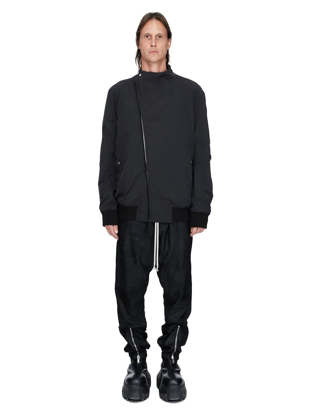 Rick Owens Concordians Hollywood Flight In Black Matte Nylon