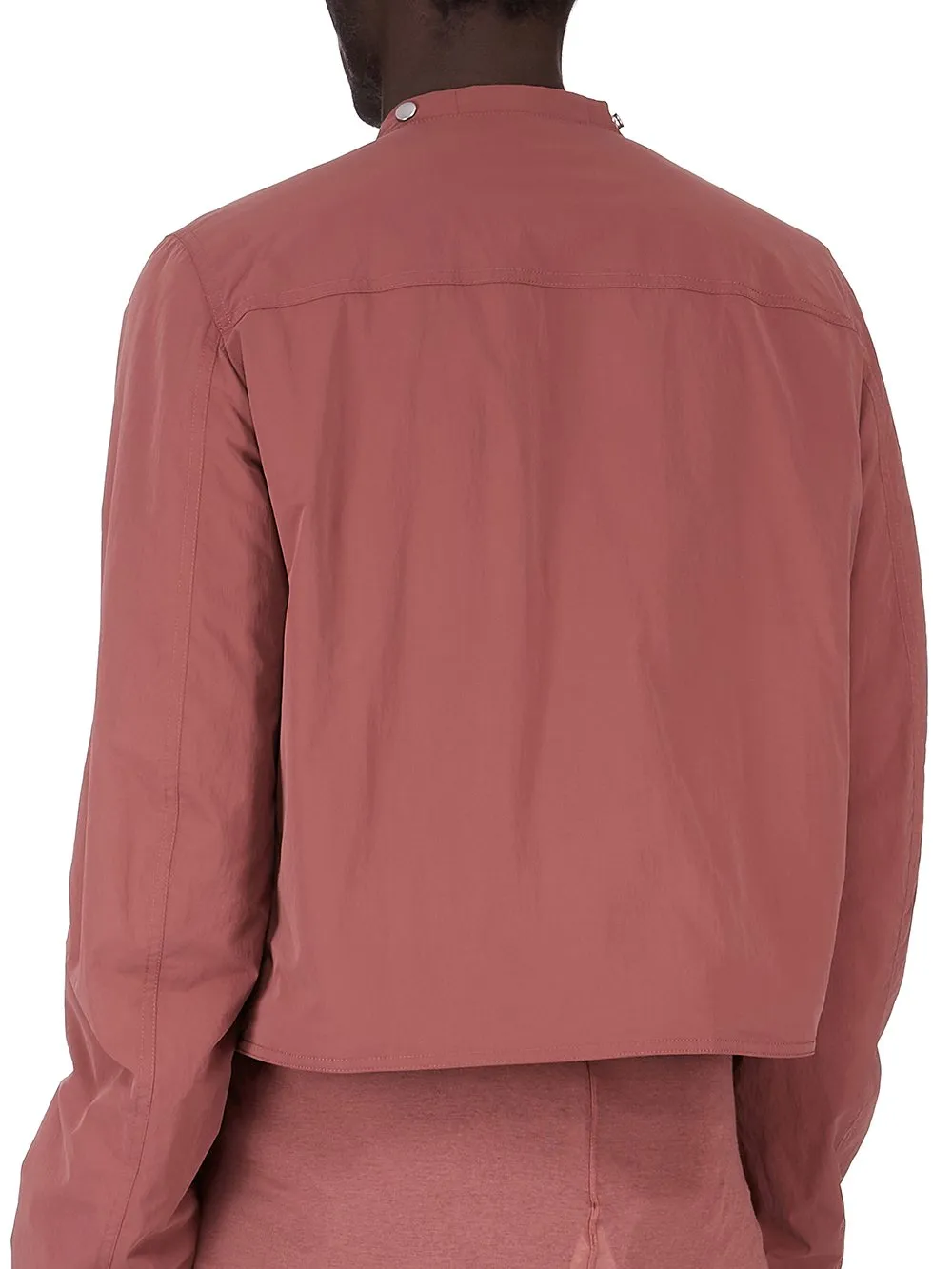 Rick Owens Concordians Cargo Jkt In Rosewood Matte Nylon.