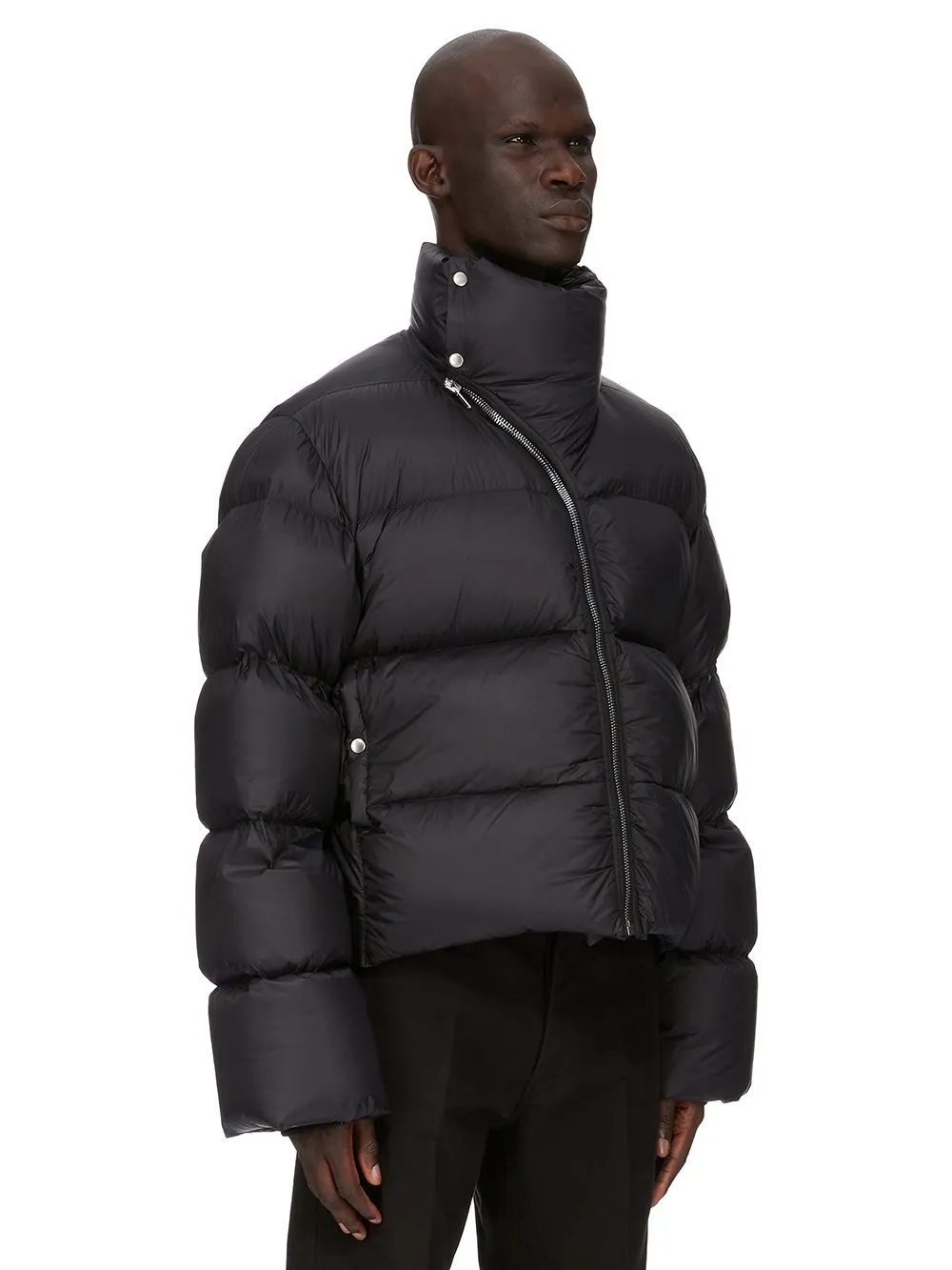 Rick Owens Concordians Turtle Jkt In Black Light Nylon