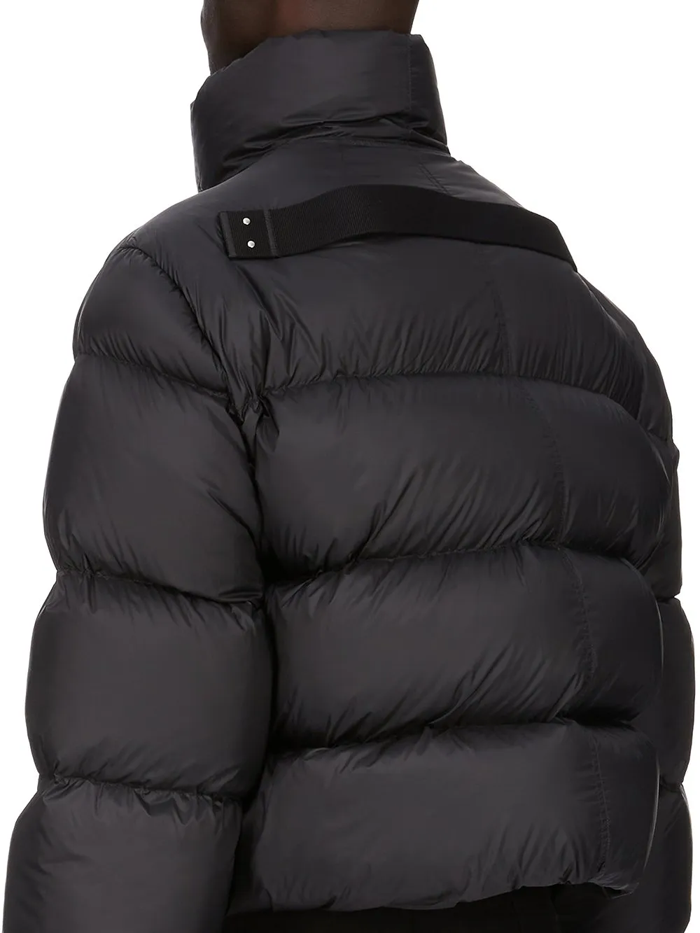 Rick Owens Concordians Turtle Jkt In Black Light Nylon