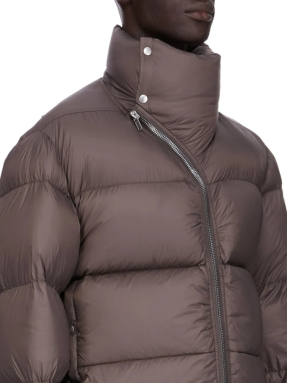 Rick Owens Concordians Turtle Jkt In Darkdust Light Nylon