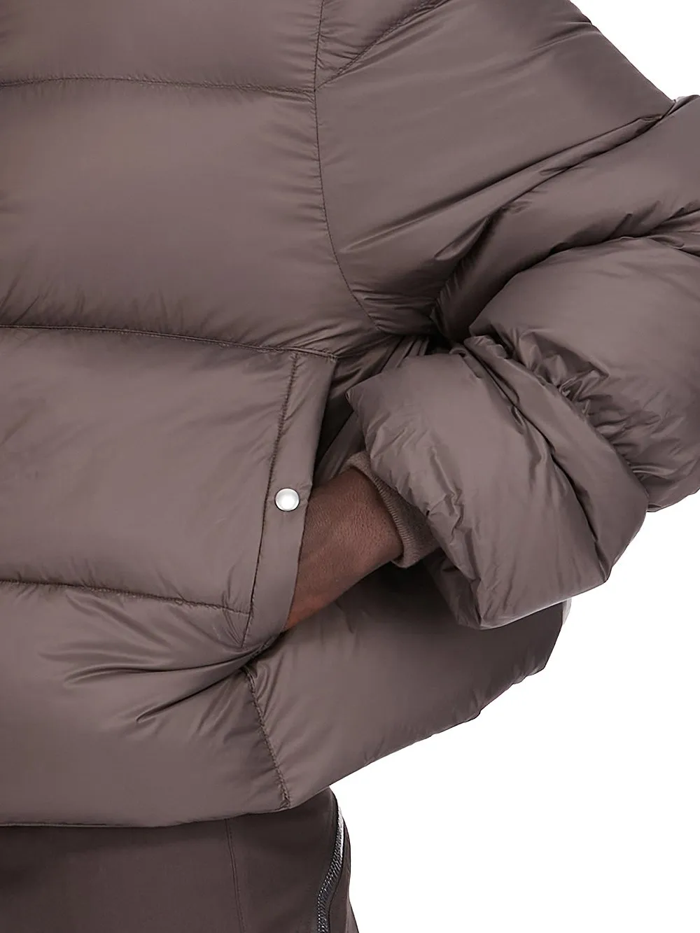 Rick Owens Concordians Turtle Jkt In Darkdust Light Nylon