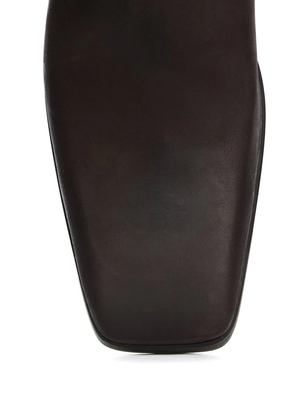 Rick Owens Concordians Heeled Sliver In Brown Nubuck