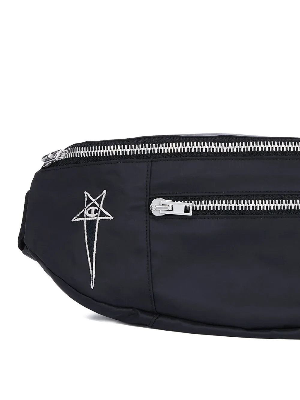 Champion X Rick Owens Bumbag In Black Light Nylon