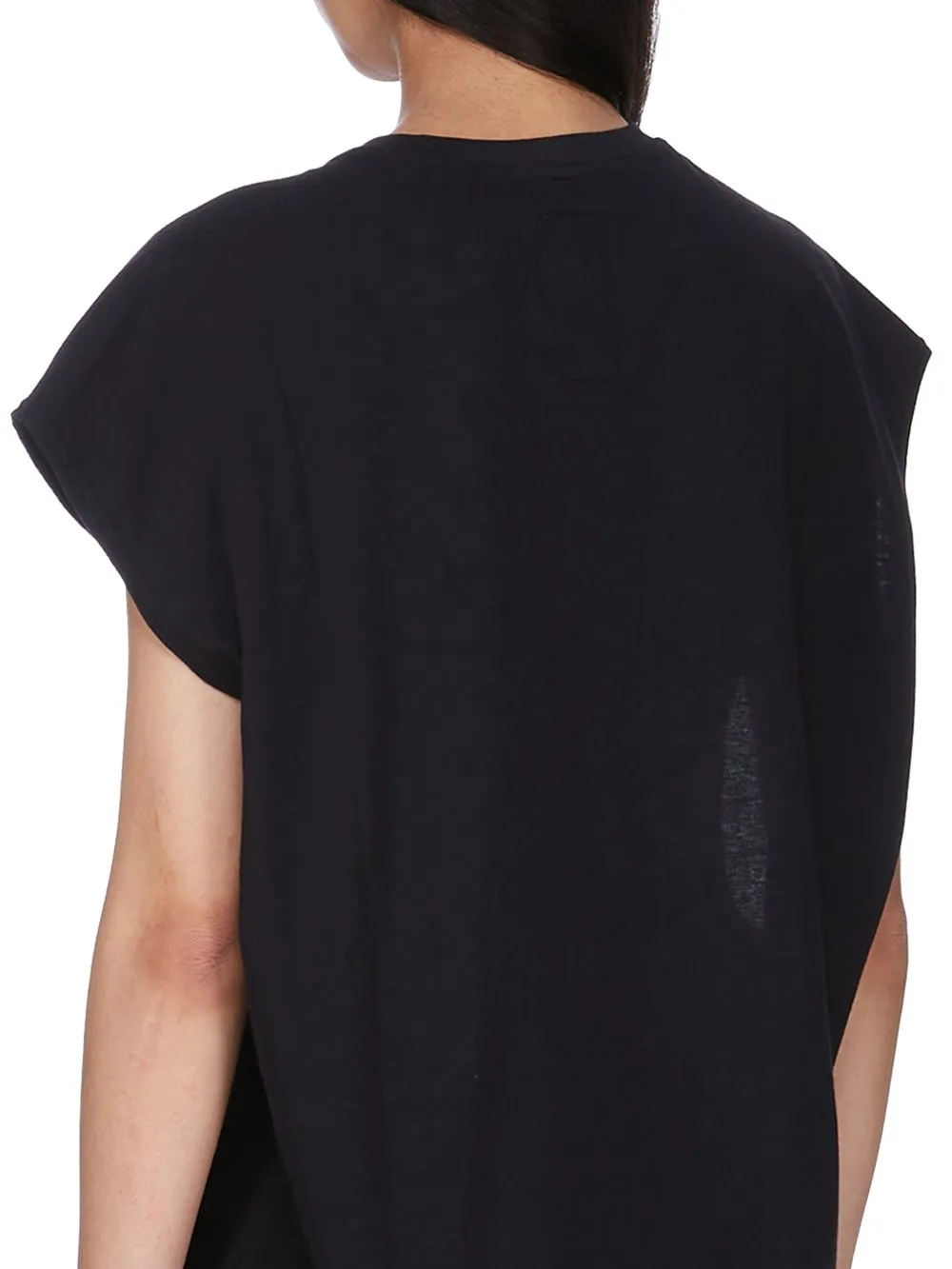 Champion X Rick Owens Micro Tatlin T In Black Cotton Jersey