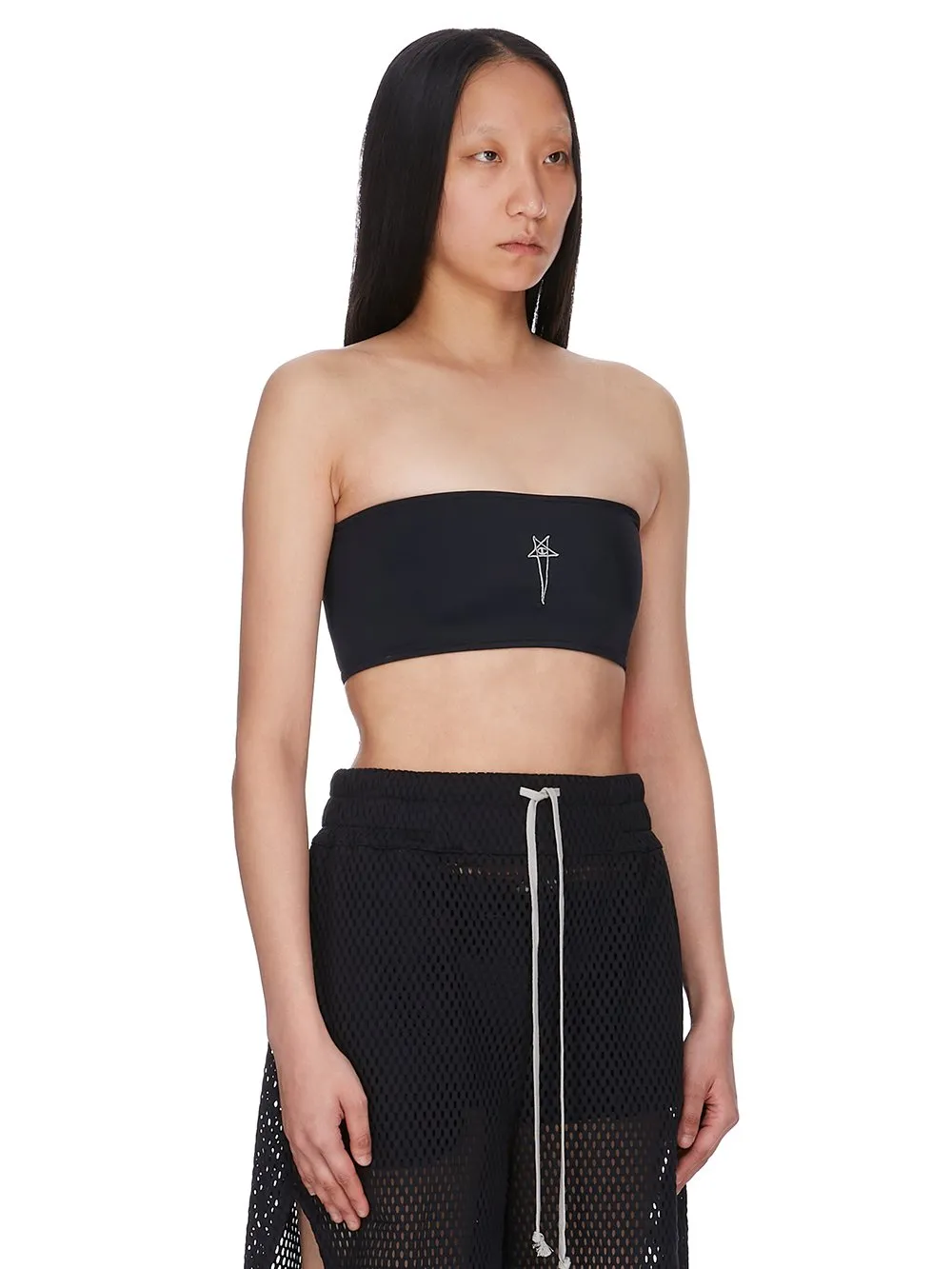 Champion X Rick Owens Bra In Black Swim Jersey