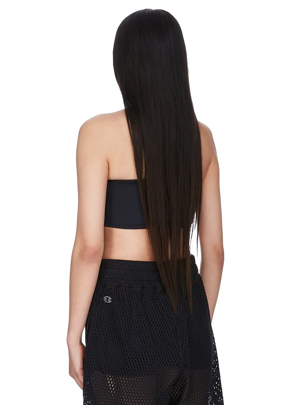 Champion X Rick Owens Bra In Black Swim Jersey