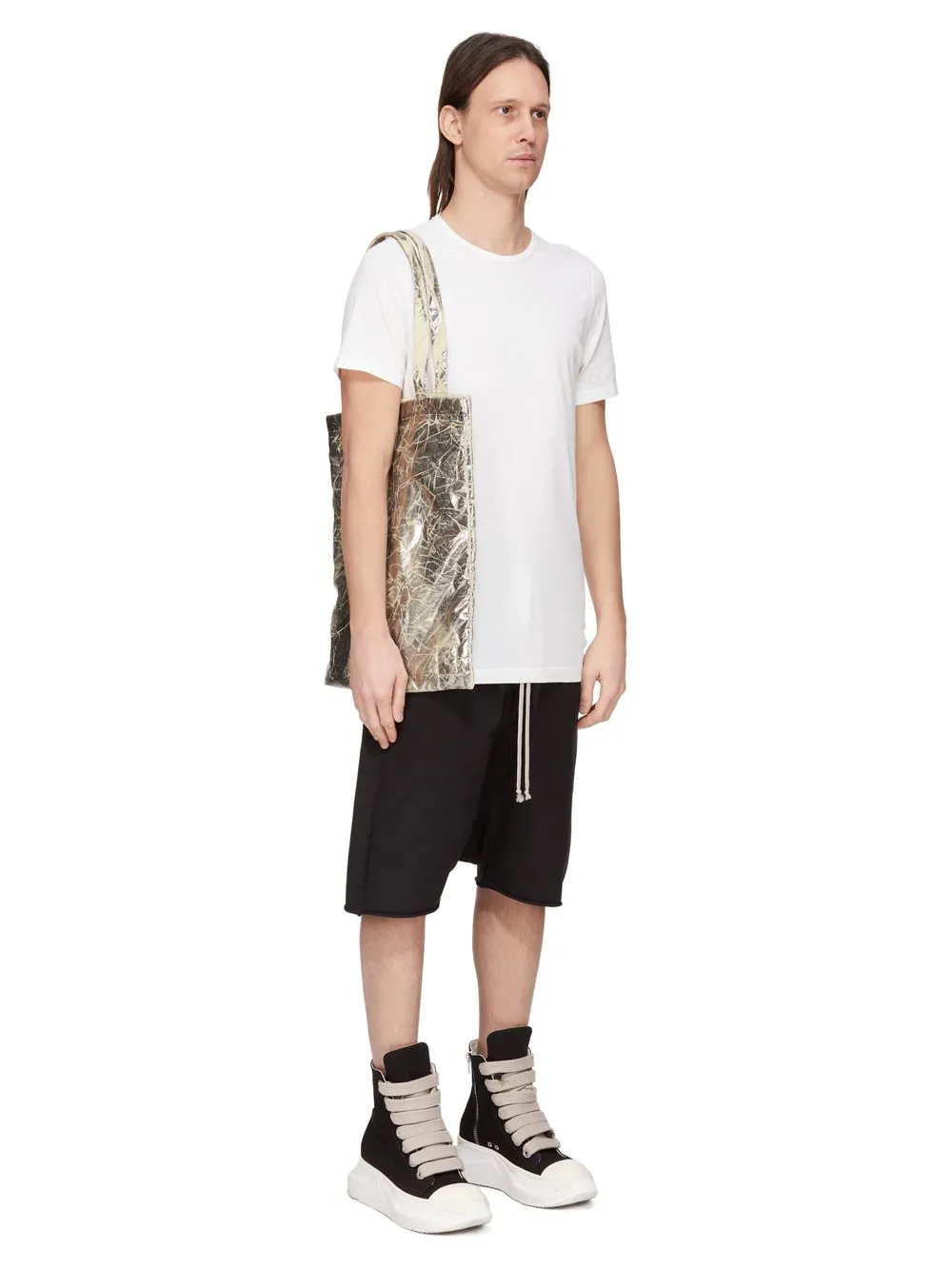 Drkshdw Concordians Shopper In Palladium Foil Light Nylon