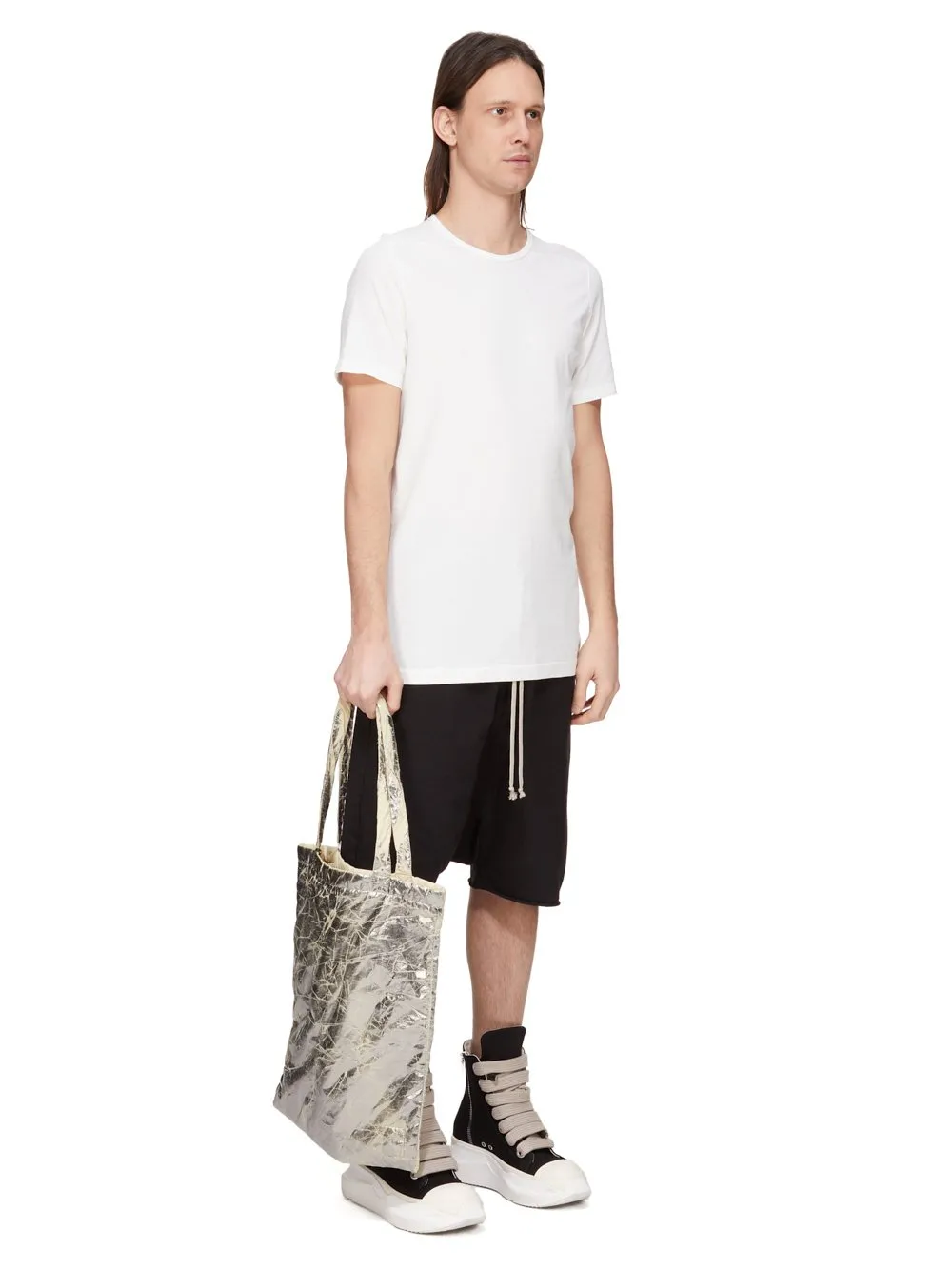 Drkshdw Concordians Shopper In Palladium Foil Light Nylon
