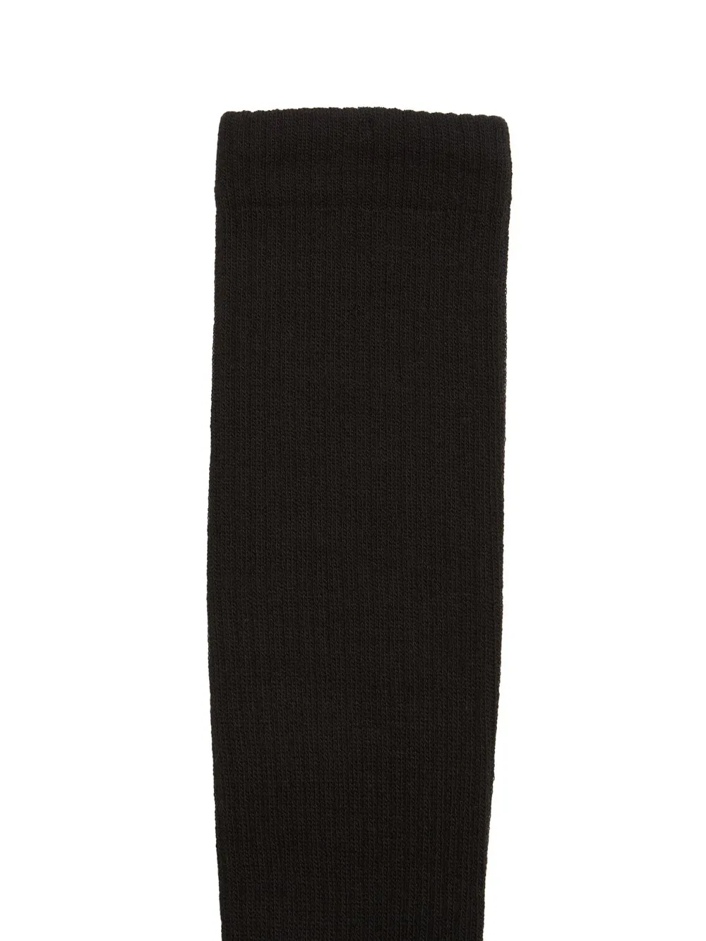 Drkshdw Concordians Cunty Knee High Socks In Black/Pearl Cotton Knit