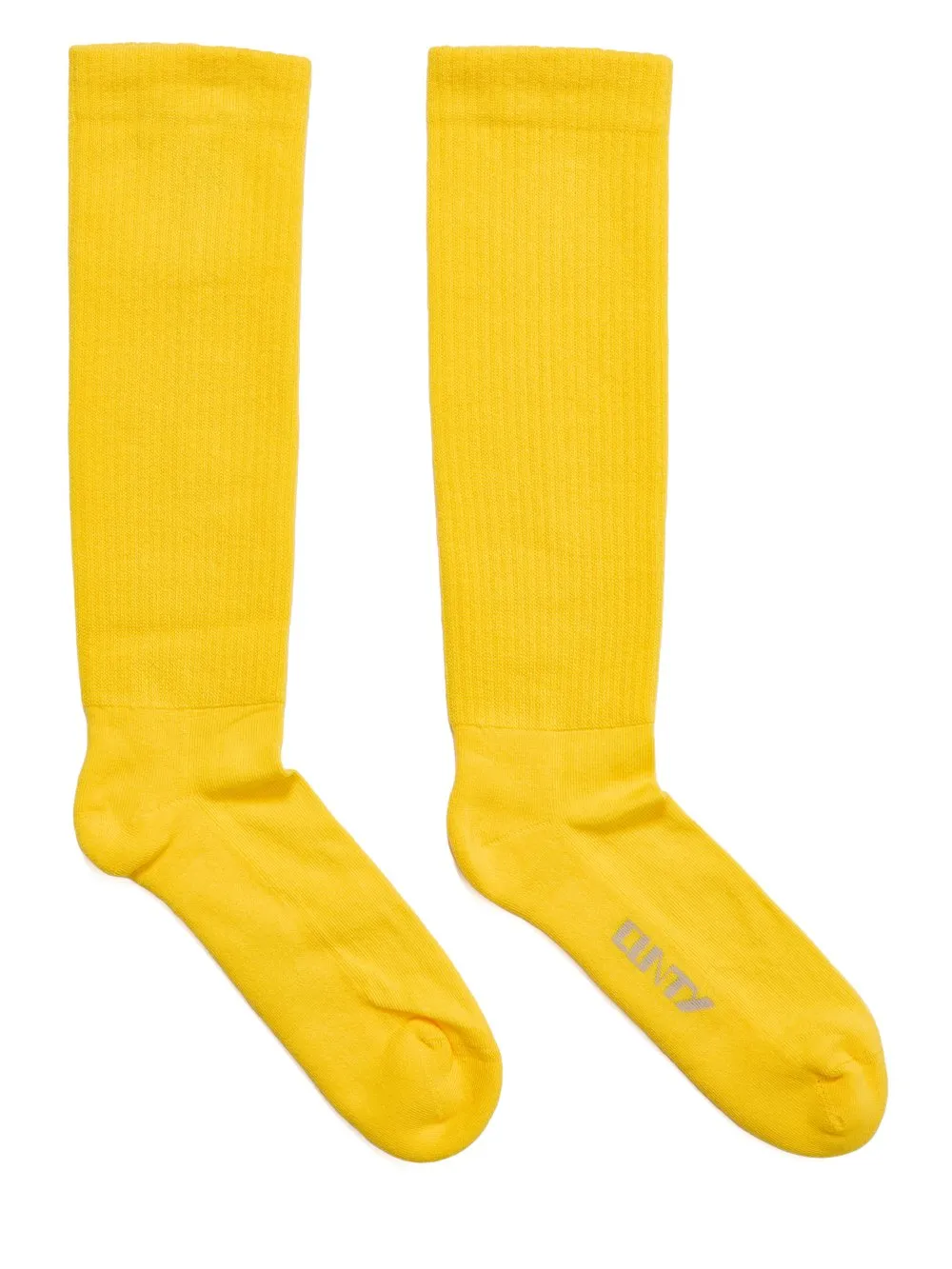 Drkshdw Concordians Cunty Knee High Socks In Cotton Knit