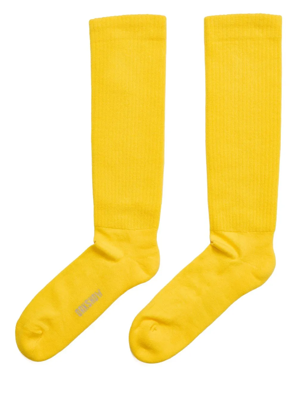 Drkshdw Concordians Cunty Knee High Socks In Cotton Knit