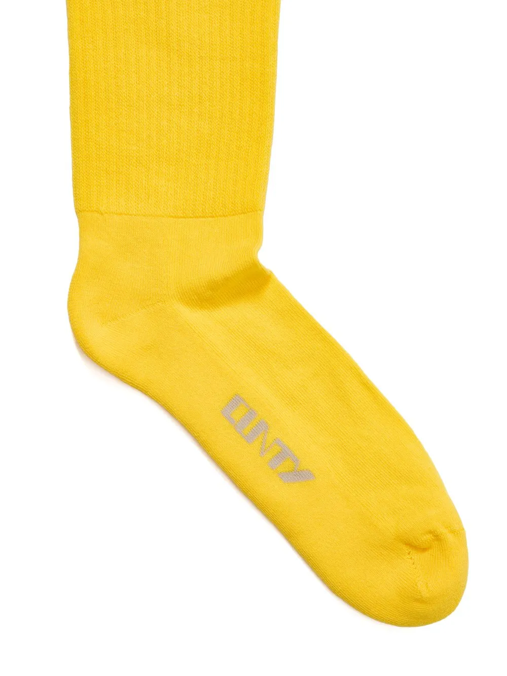 Drkshdw Concordians Cunty Knee High Socks In Cotton Knit