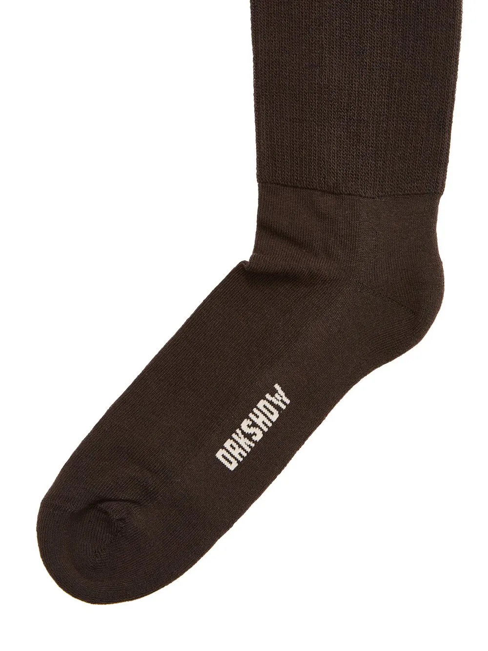 Drkshdw Concordians Cunty Knee High Socks In Drkdust/Pearl Cotton Knit