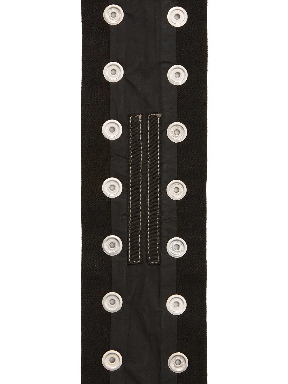 Drkshdw Concordians Strobe Neck Band In 13Oz Black Wax Denim