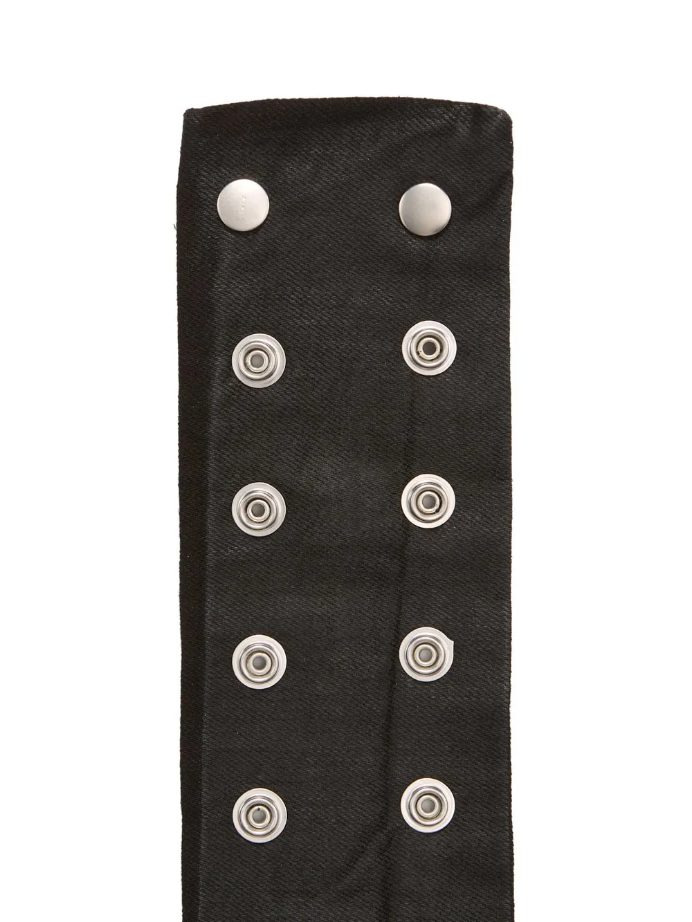 Drkshdw Concordians Strobe Neck Band In 13Oz Black Wax Denim