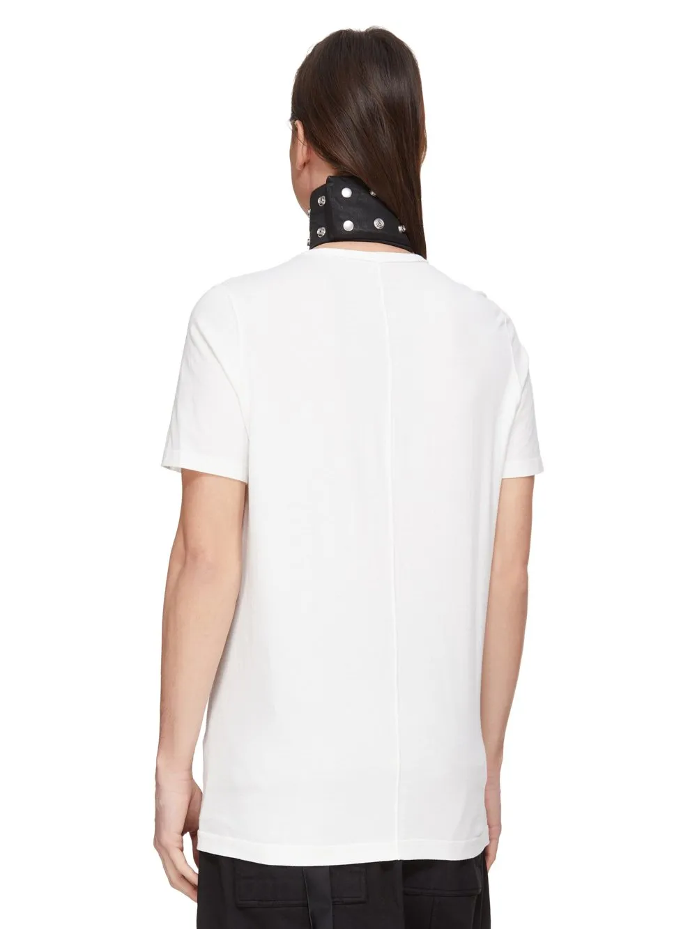 Drkshdw Concordians Strobe Neck Band In 13Oz Black Wax Denim