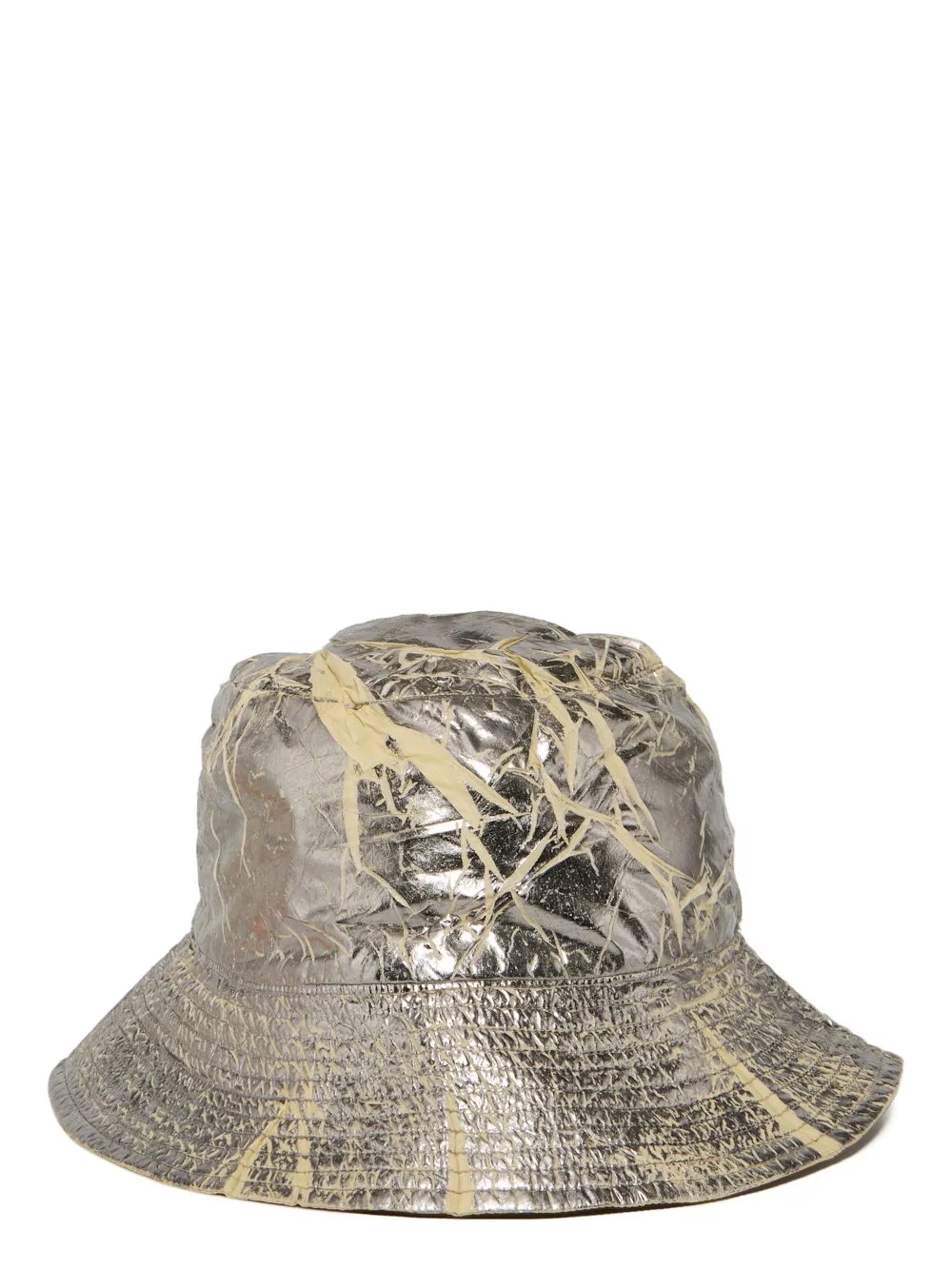 Drkshdw Concordians Gilligan Hat In Palladium Foil Light Nylon