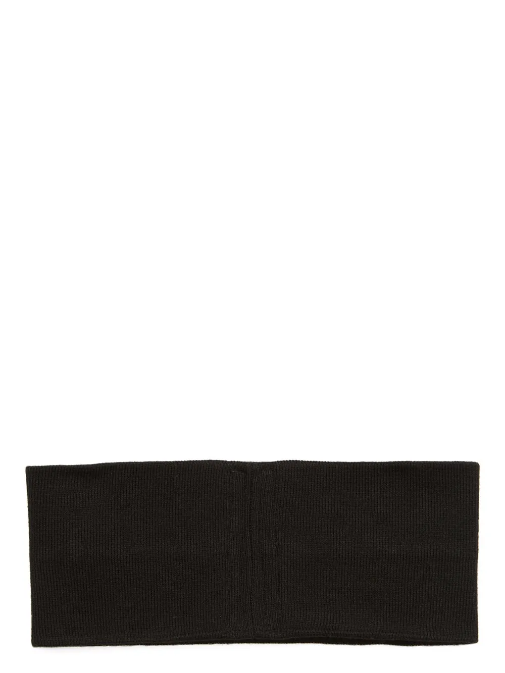 Drkshdw Concordians Headband In Black/Pearl Cotton Knit