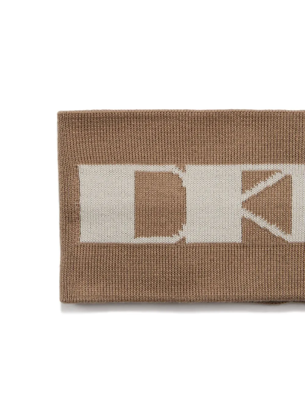 Drkshdw Concordians Headband In Dirty Pearl/Pearl Cotton Knit
