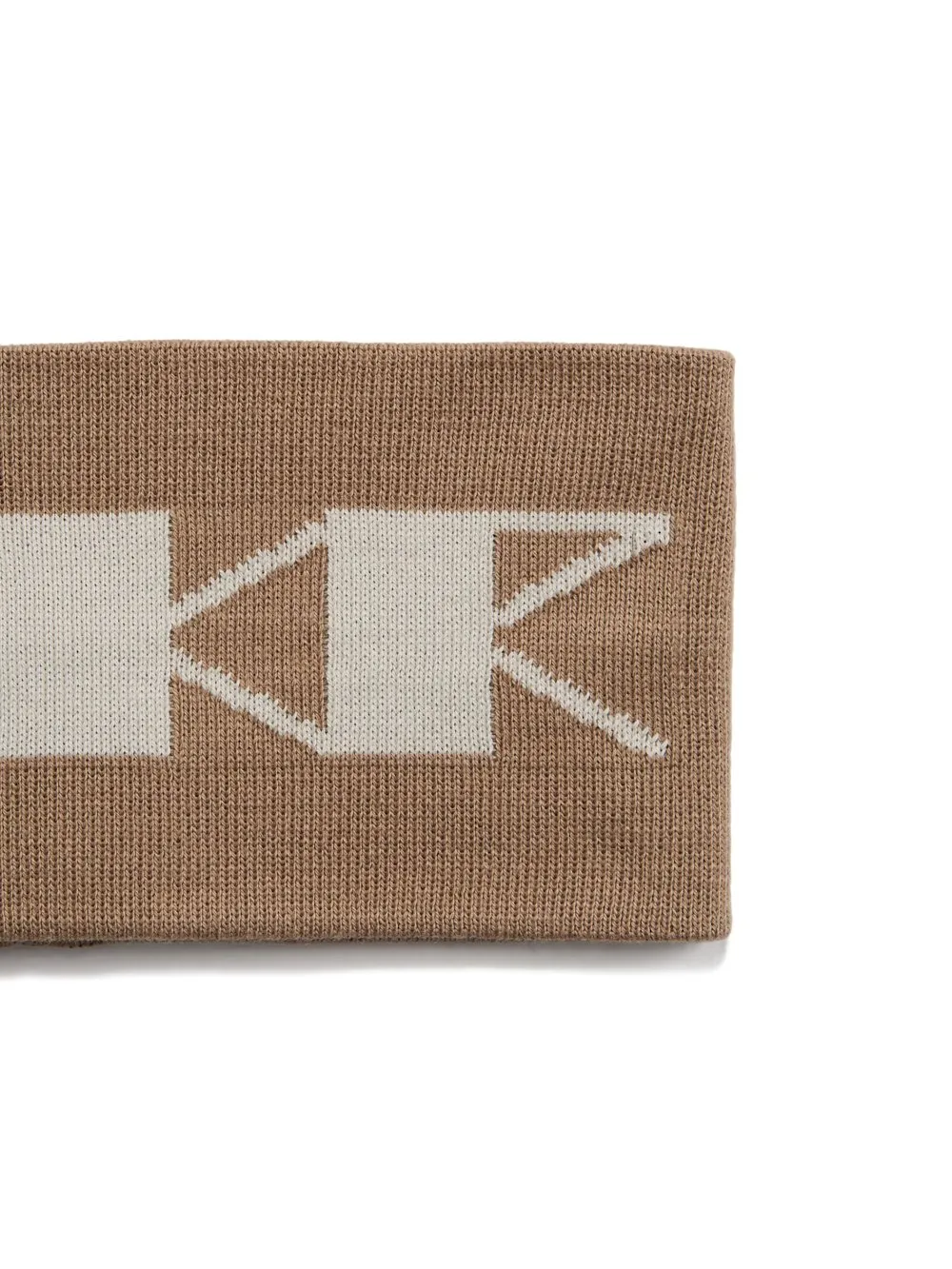 Drkshdw Concordians Headband In Dirty Pearl/Pearl Cotton Knit