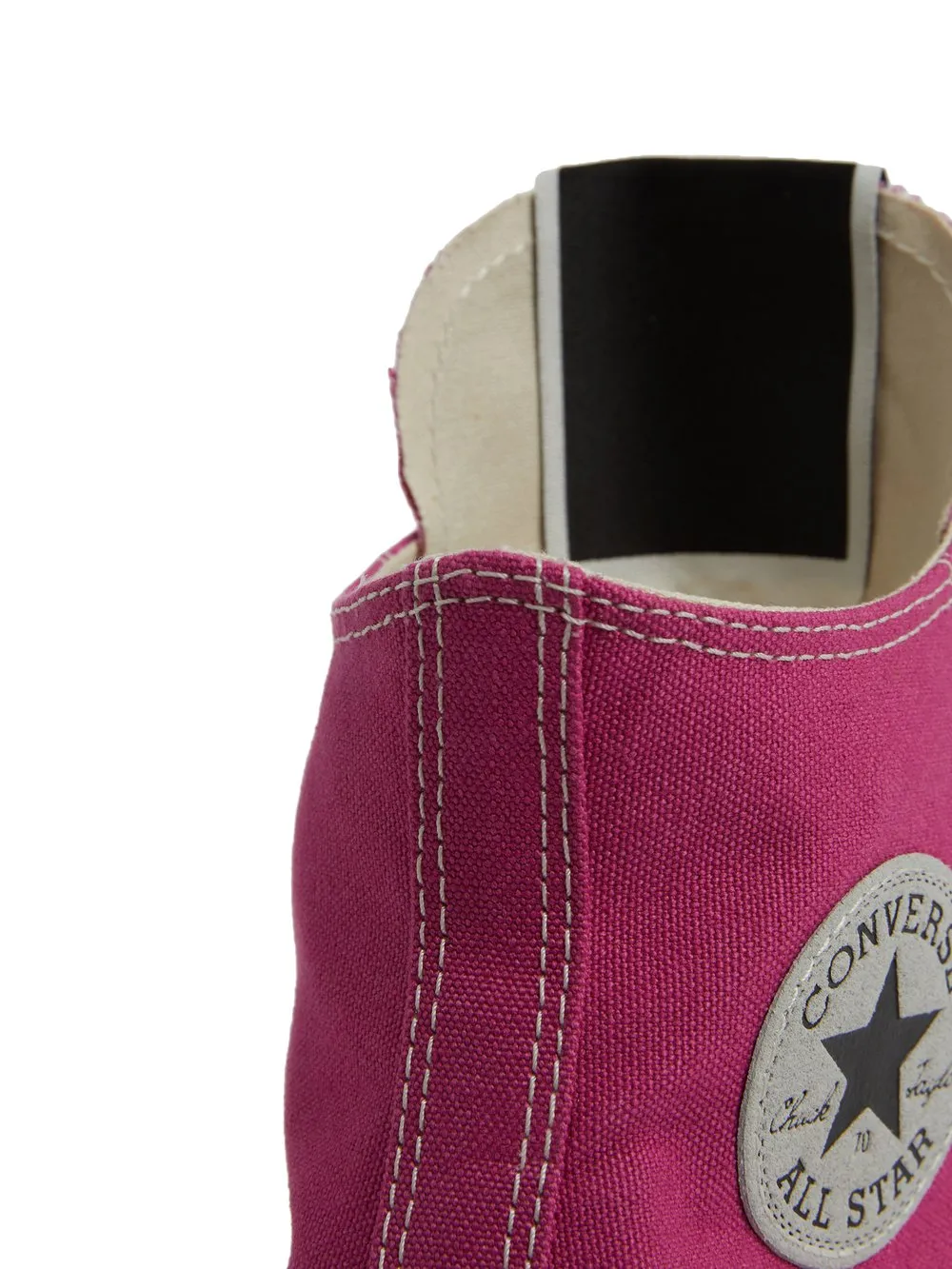 Converse X Drkshdw Turbodrk Laceless Hi In Hot Pink And White.