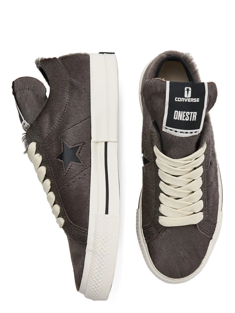 Converse X Drkshdw Ho25 Onestr In Drkdust/Black Hair On Cowhide