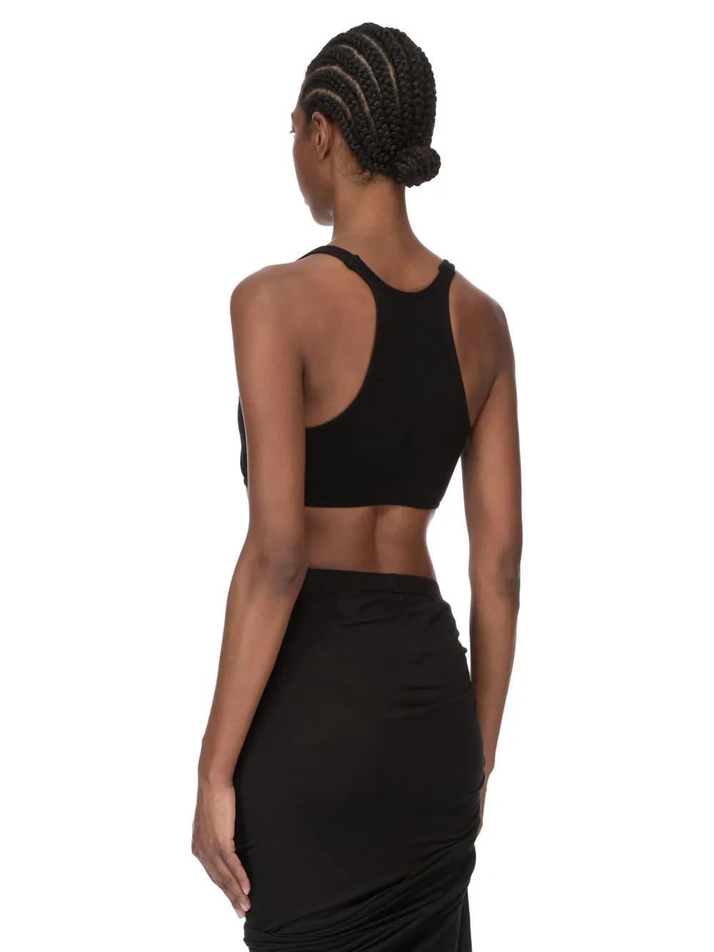 Drkshdw Temple Unhorny T In Black Medium Weight Cotton Jersey