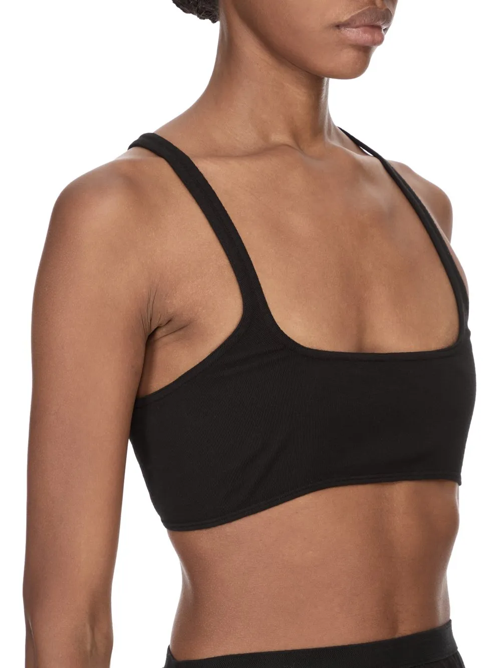 Drkshdw Temple Unhorny T In Black Medium Weight Cotton Jersey