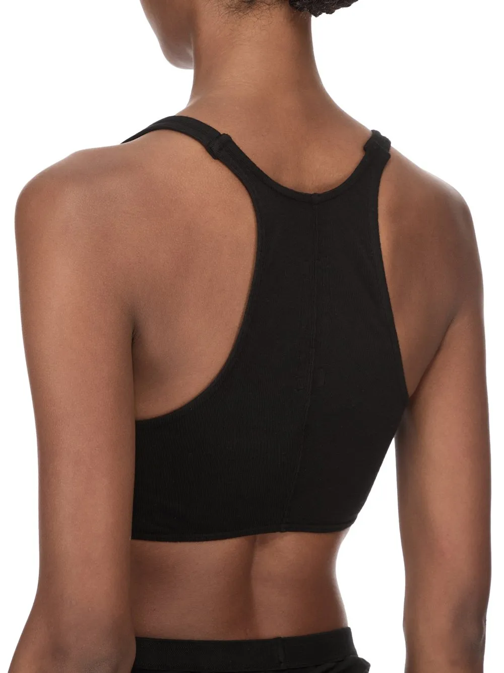 Drkshdw Temple Unhorny T In Black Medium Weight Cotton Jersey