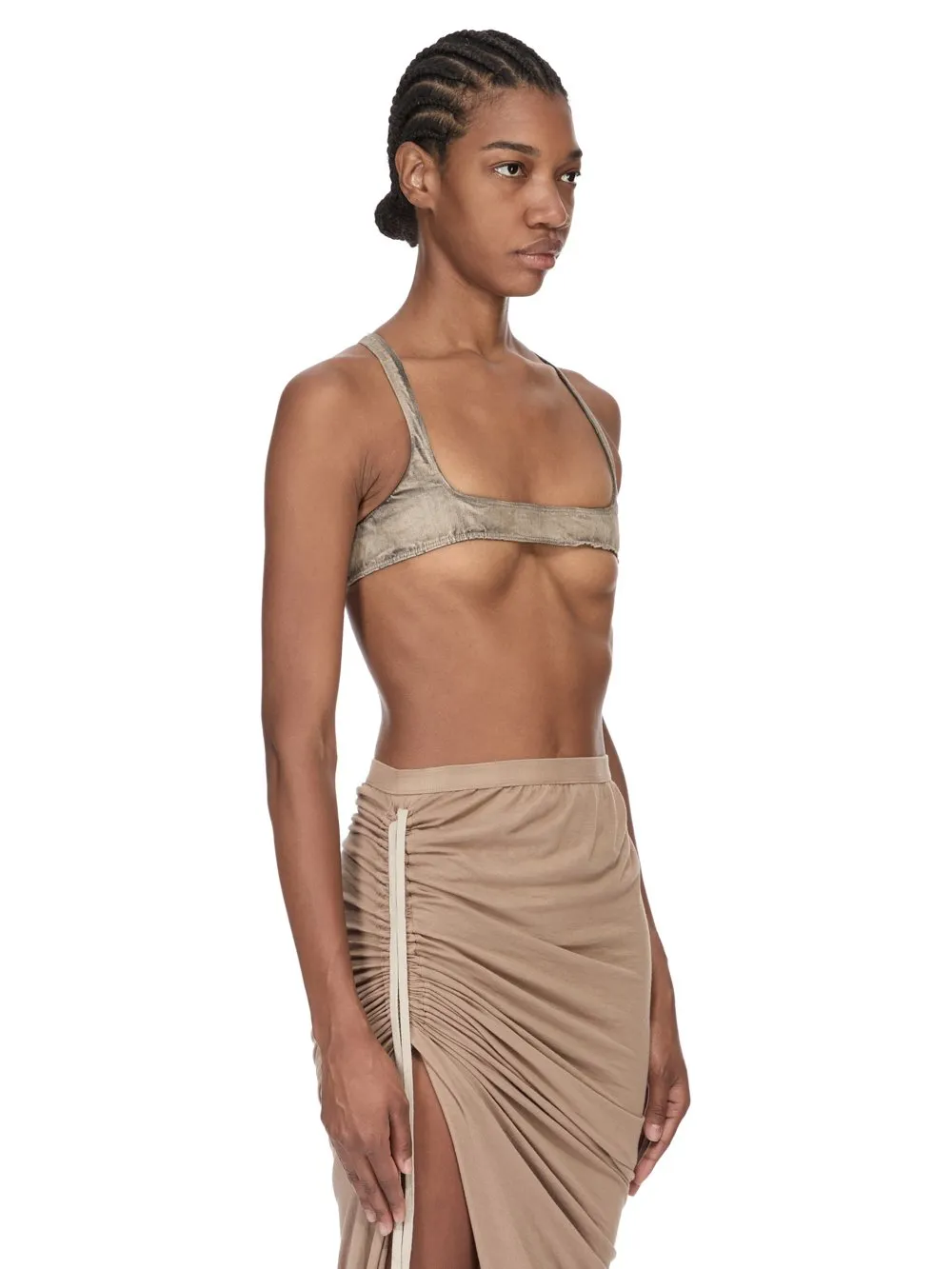 Drkshdw Temple Horny T In Dust Wash Stretch Denim
