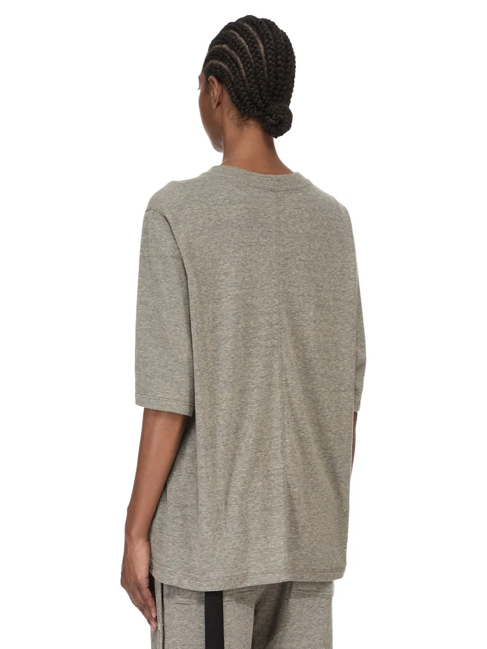 Drkshdw Temple Walrus T In Grey Melange Jersey