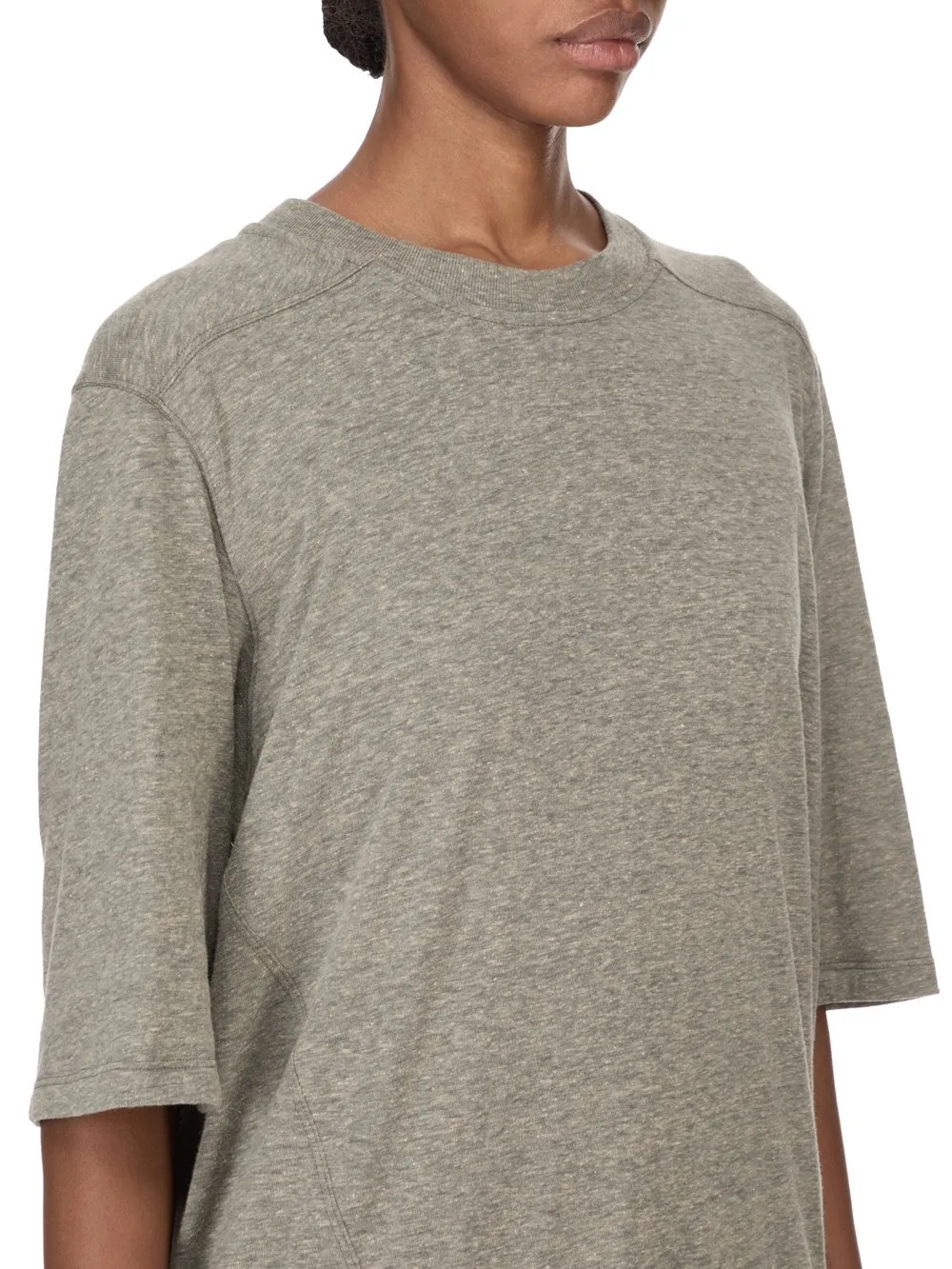 Drkshdw Temple Walrus T In Grey Melange Jersey