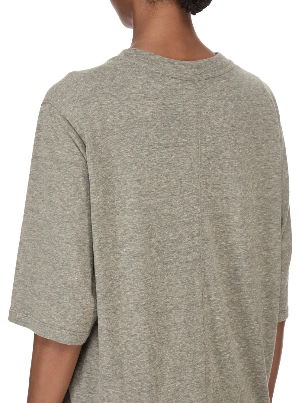 Drkshdw Temple Walrus T In Grey Melange Jersey