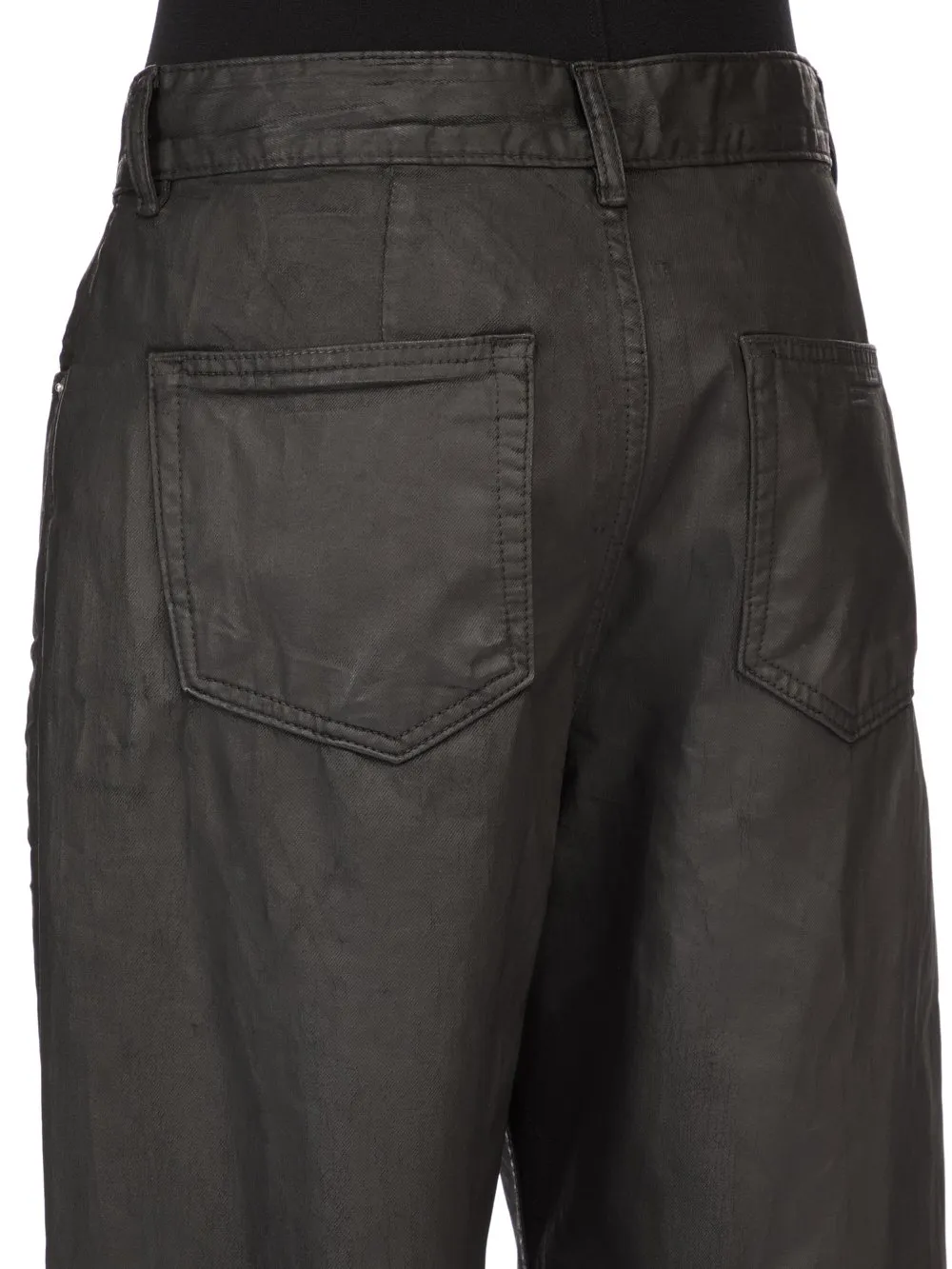 Drkshdw Temple Geth Jeans In Black 8Oz Deep Black Denim