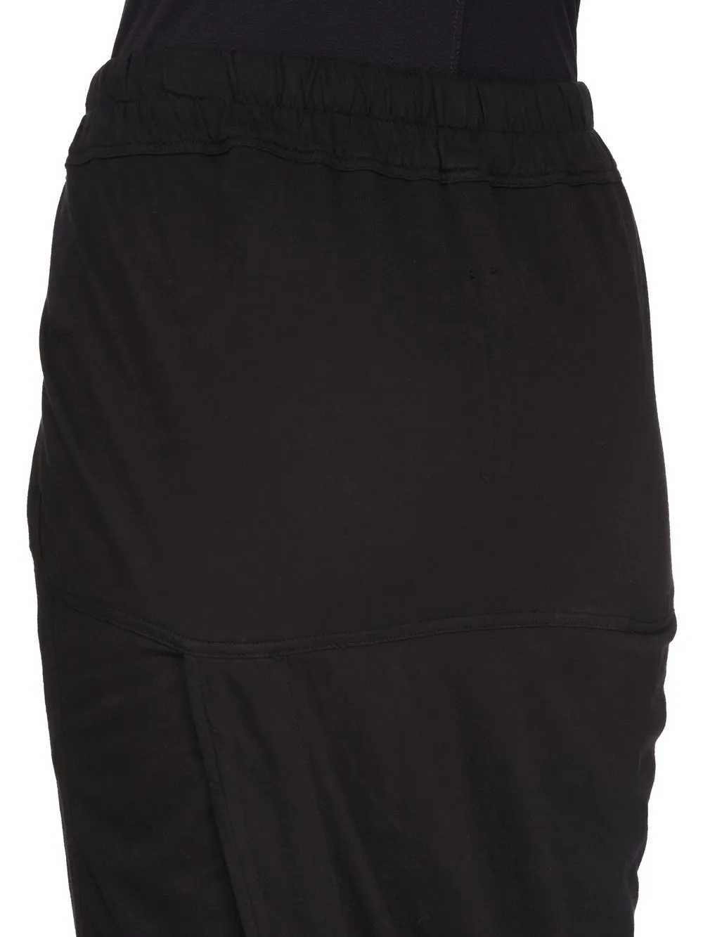 Drkshdw Temple Pull On Pillar Skirt In Black Medium Weight Cotton Jersey