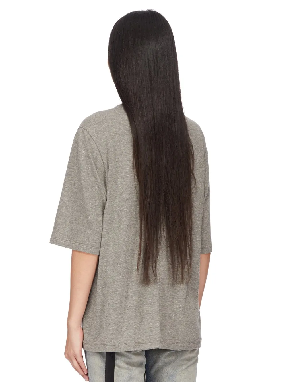 Drkshdw Concordians Walrus T In Melange Grey Jersey