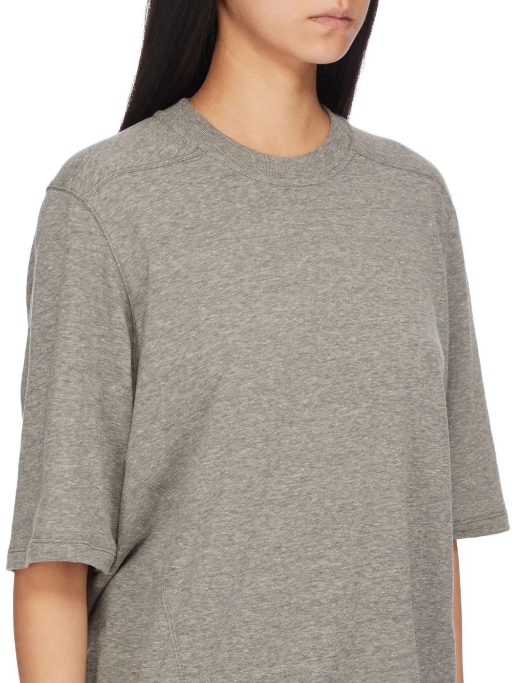 Drkshdw Concordians Walrus T In Melange Grey Jersey